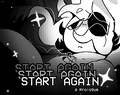 START AGAIN: a prologue's Wiki page. Siffrin tiredly falls through the night sky.